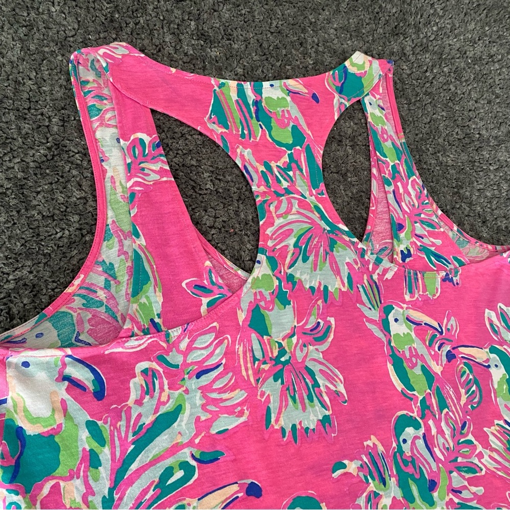 Lilly Pulitzer Monterey Tank Toucan Print - Preppy - Picture 13 of 14